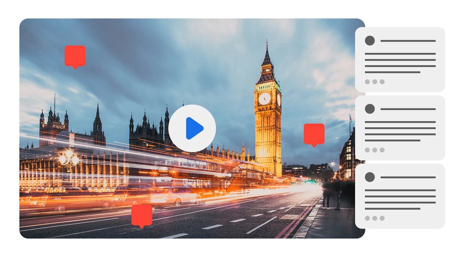 Client review system built in