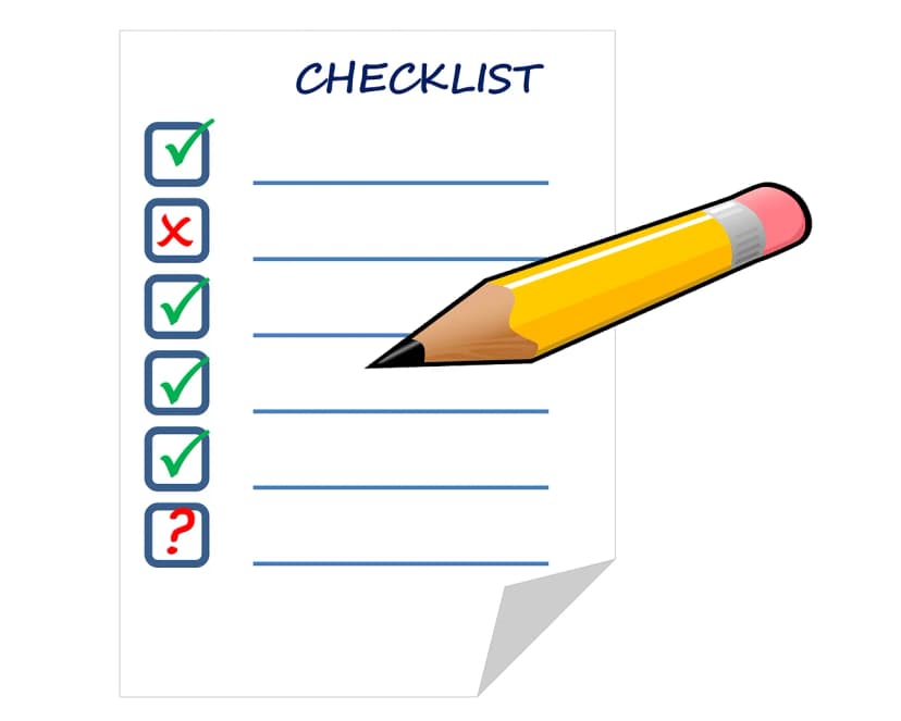 A clear list of your deliverables